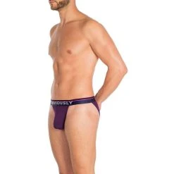 Obviously PrimeMan AnatoMAX Bikini Brief - Purple -Bown Of London shop obviously primeman anatomax bikini brief purple 31036589