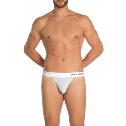 Obviously PrimeMan AnatoMAX Bikini Brief - White -Bown Of London shop obviously primeman anatomax bikini brief white 31036611