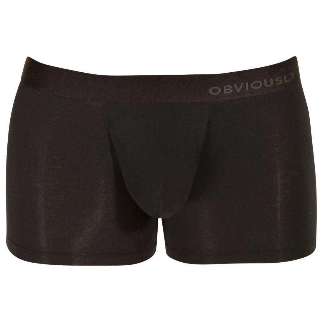 Obviously PrimeMan AnatoMAX Boxer Brief 3inch Leg - Black 3 Obviously PrimeMan AnatoMAX Boxer Brief 3inch Leg - Black