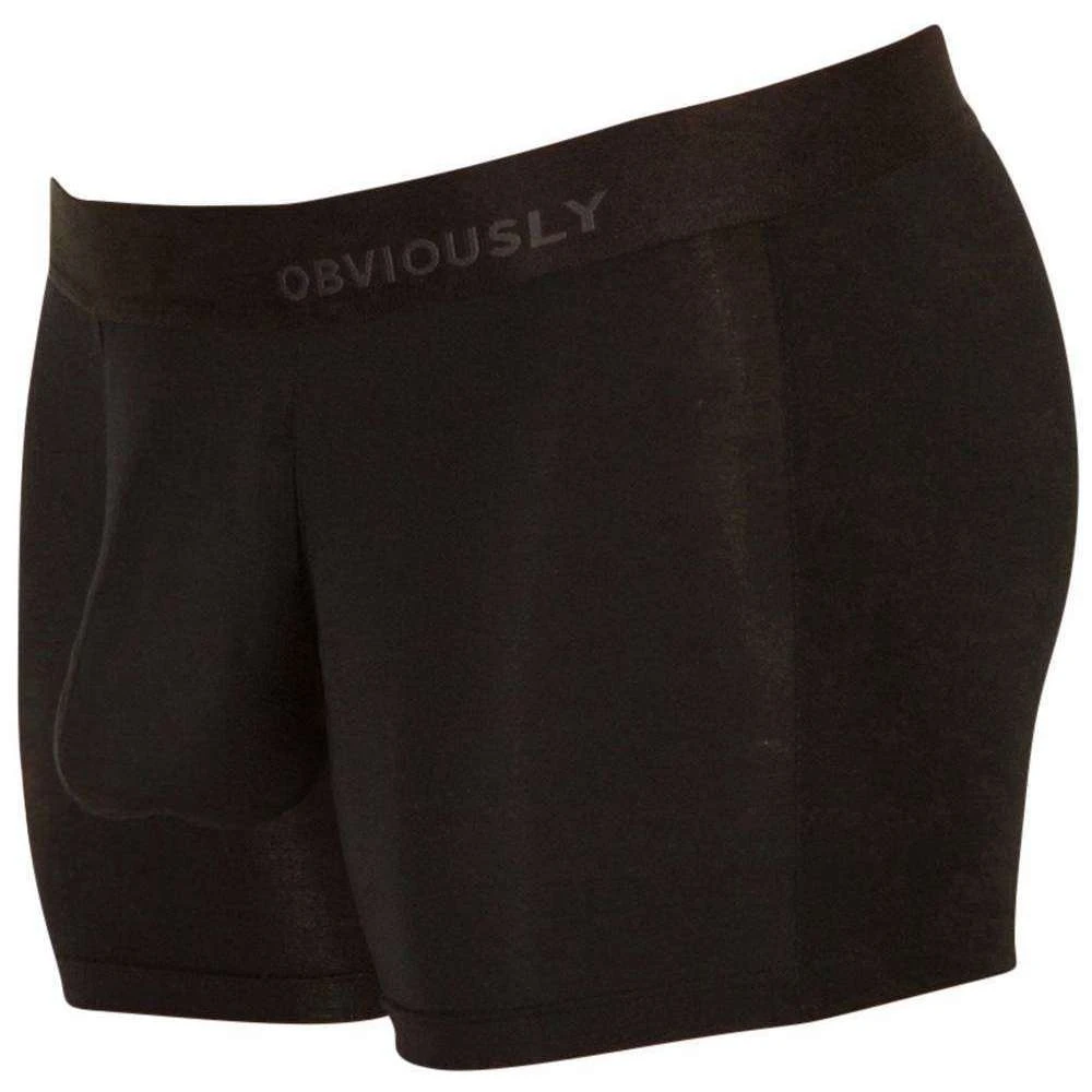 Obviously PrimeMan AnatoMAX Boxer Brief 3inch Leg - Black 5 Obviously PrimeMan AnatoMAX Boxer Brief 3inch Leg - Black - Image 3