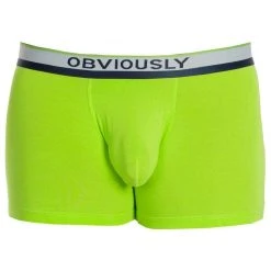 Obviously PrimeMan AnatoMAX Boxer Brief 3inch Leg - Lime Green