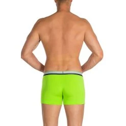 Obviously PrimeMan AnatoMAX Boxer Brief 3inch Leg - Lime Green -Bown Of London shop obviously primeman anatomax boxer brief 3inch leg lime green 31036628