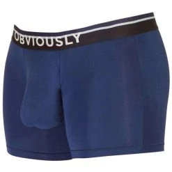 Obviously PrimeMan AnatoMAX Boxer Brief 3inch Leg - Navy -Bown Of London shop obviously primeman anatomax boxer brief 3inch leg navy 31036648