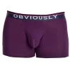 Obviously PrimeMan AnatoMAX Boxer Brief 3inch Leg - Purple -Bown Of London shop obviously primeman anatomax boxer brief 3inch leg purple 31036663