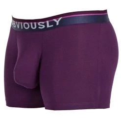 Obviously PrimeMan AnatoMAX Boxer Brief 3inch Leg - Purple -Bown Of London shop obviously primeman anatomax boxer brief 3inch leg purple 31036665