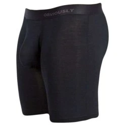 Obviously PrimeMan AnatoMAX Boxer Brief 6inch Leg - Black -Bown Of London shop obviously primeman anatomax boxer brief 6inch leg black 31036697