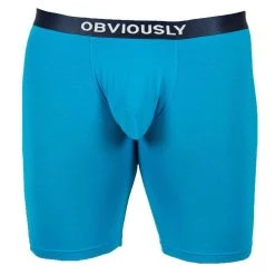 Obviously PrimeMan AnatoMAX Boxer Brief 6inch Leg - Maui Blue