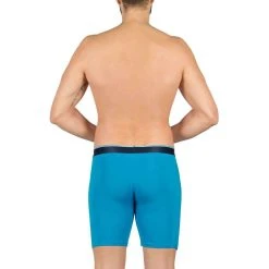 Obviously PrimeMan AnatoMAX Boxer Brief 6inch Leg - Maui Blue -Bown Of London shop obviously primeman anatomax boxer brief 6inch leg maui blue 31036723