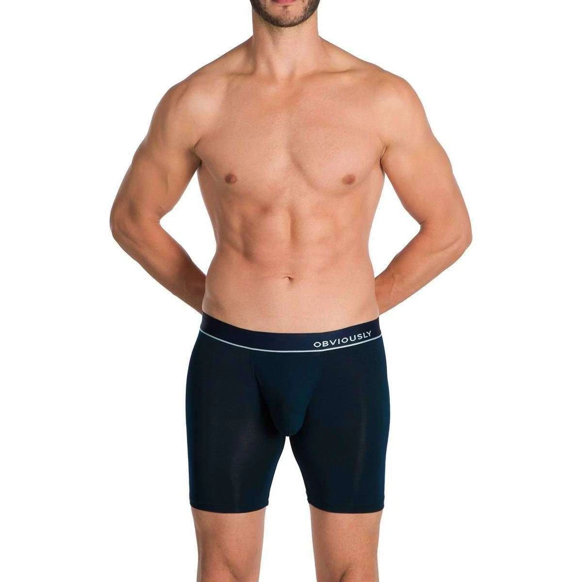 Obviously Primeman AnatoMAX Boxer Brief 6inch Leg - Midnight Navy 6 Obviously Primeman AnatoMAX Boxer Brief 6inch Leg - Midnight Navy - Image 4
