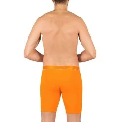 Obviously PrimeMan AnatoMAX Boxer Brief 6inch Leg - Orange -Bown Of London shop obviously primeman anatomax boxer brief 6inch leg orange 31036741