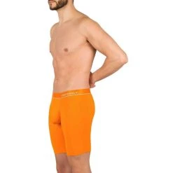 Obviously PrimeMan AnatoMAX Boxer Brief 6inch Leg - Orange -Bown Of London shop obviously primeman anatomax boxer brief 6inch leg orange 31036742