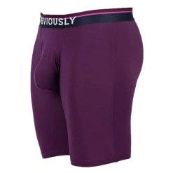 Obviously PrimeMan AnatoMAX Boxer Brief 6inch Leg - Purple -Bown Of London shop obviously primeman anatomax boxer brief 6inch leg purple 31036745