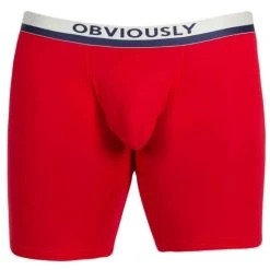 Obviously PrimeMan AnatoMAX Boxer Brief 6inch Leg - Red