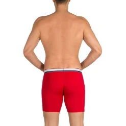Obviously PrimeMan AnatoMAX Boxer Brief 6inch Leg - Red -Bown Of London shop obviously primeman anatomax boxer brief 6inch leg red 31036753