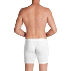 Obviously Primeman AnatoMAX Boxer Brief 6inch Leg - White -Bown Of London shop obviously primeman anatomax boxer brief 6inch leg white 31036765