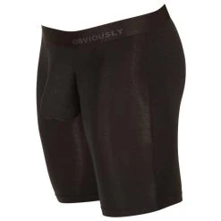 Obviously PrimeMan AnatoMAX Boxer Brief 9inch Leg - Black -Bown Of London shop obviously primeman anatomax boxer brief 9inch leg black 31036769