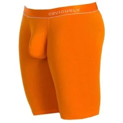 Obviously PrimeMan AnatoMAX Boxer Brief 9inch Leg - Orange 10 Obviously PrimeMan AnatoMAX Boxer Brief 9inch Leg - Orange -Bown Of London shop obviously primeman anatomax boxer brief 9inch leg orange 31036806