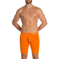 Obviously PrimeMan AnatoMAX Boxer Brief 9inch Leg - Orange 11 Obviously PrimeMan AnatoMAX Boxer Brief 9inch Leg - Orange -Bown Of London shop obviously primeman anatomax boxer brief 9inch leg orange 31036807