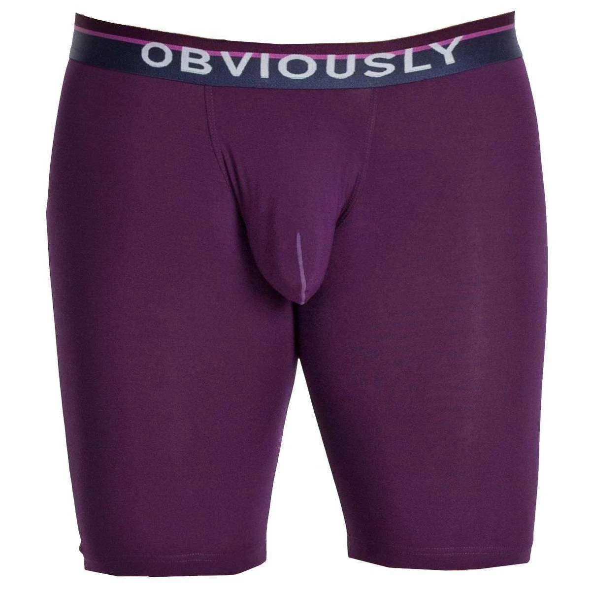Obviously PrimeMan AnatoMAX Boxer Brief 9inch Leg - Purple 3 Obviously PrimeMan AnatoMAX Boxer Brief 9inch Leg - Purple