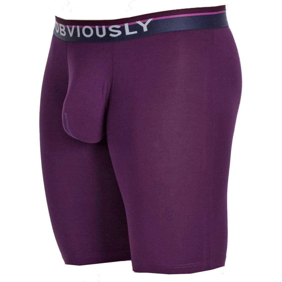 Obviously PrimeMan AnatoMAX Boxer Brief 9inch Leg - Purple 5 Obviously PrimeMan AnatoMAX Boxer Brief 9inch Leg - Purple - Image 3