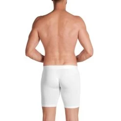 Obviously PrimeMan AnatoMAX Boxer Brief 9inch Leg - White -Bown Of London shop obviously primeman anatomax boxer brief 9inch leg white 31036835