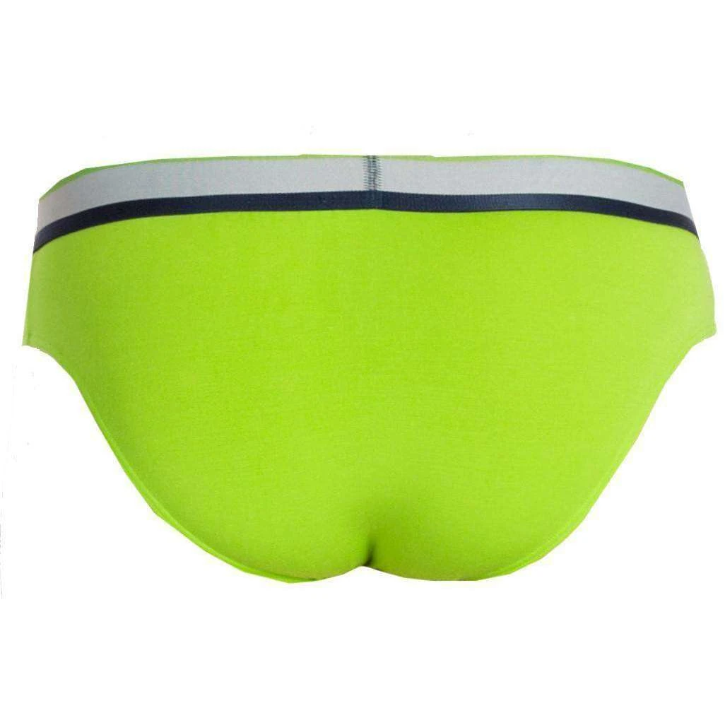 Obviously PrimeMan AnatoMAX Brief - Lime Green 4 Obviously PrimeMan AnatoMAX Brief - Lime Green - Image 2