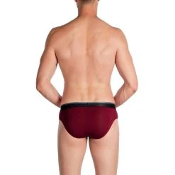 Obviously PrimeMan AnatoMAX Brief - Maroon Red -Bown Of London shop obviously primeman anatomax brief maroon red 31036856