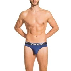 Obviously Primeman AnatoMAX Hipster Brief - Navy -Bown Of London shop obviously primeman anatomax hipster brief navy 31036956