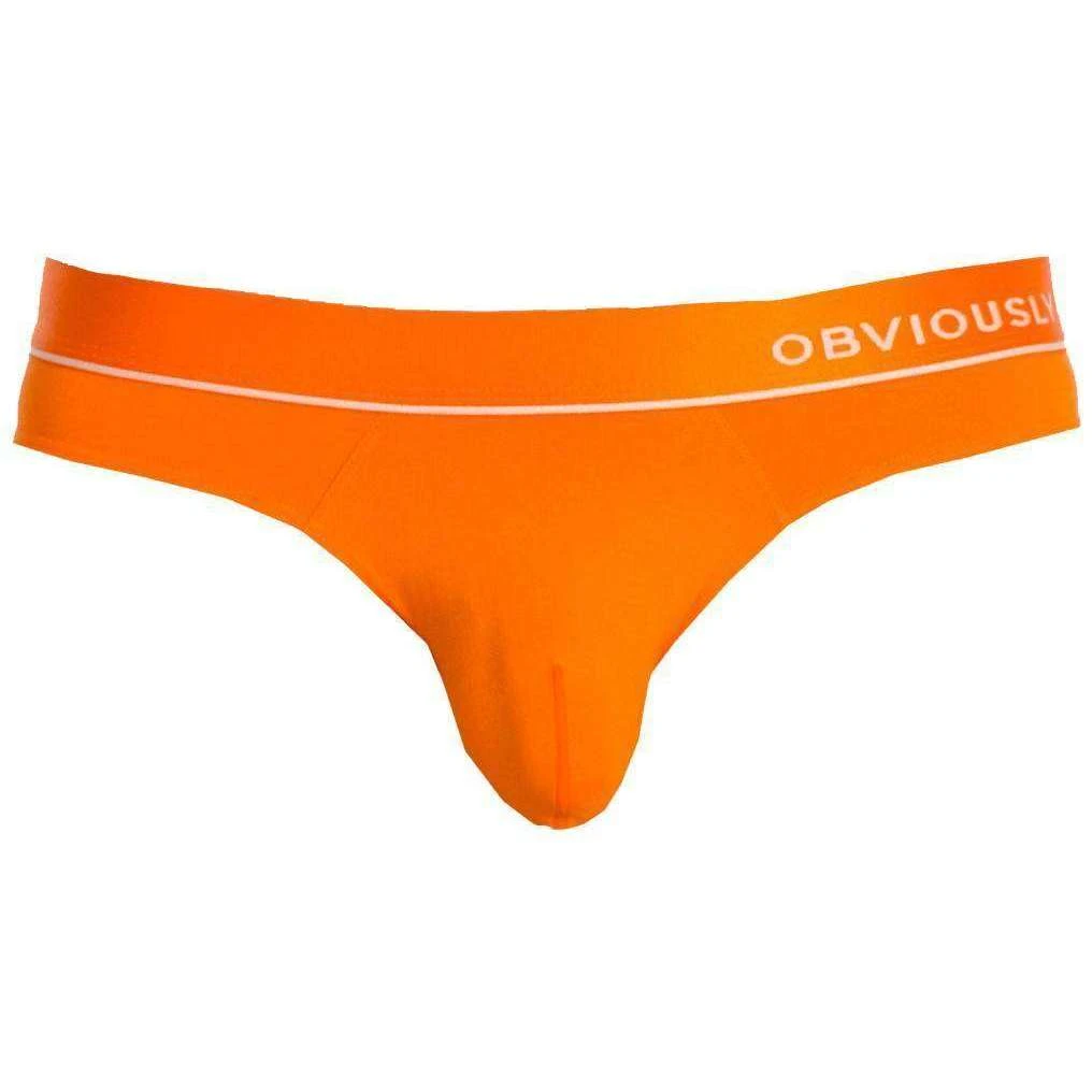 Obviously PrimeMan AnatoMAX Hipster Brief - Orange 3 Obviously PrimeMan AnatoMAX Hipster Brief - Orange