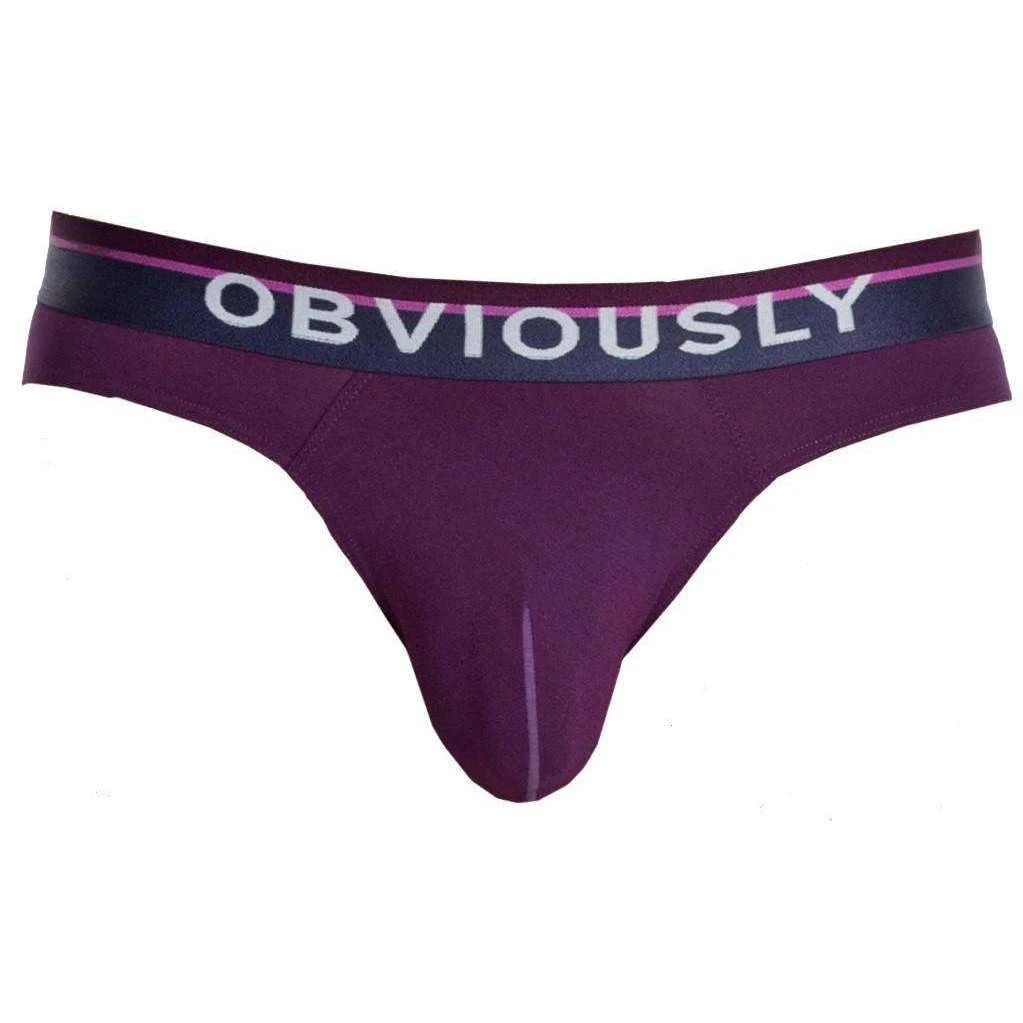 Obviously PrimeMan AnatoMAX Hipster Brief - Purple 3 Obviously PrimeMan AnatoMAX Hipster Brief - Purple
