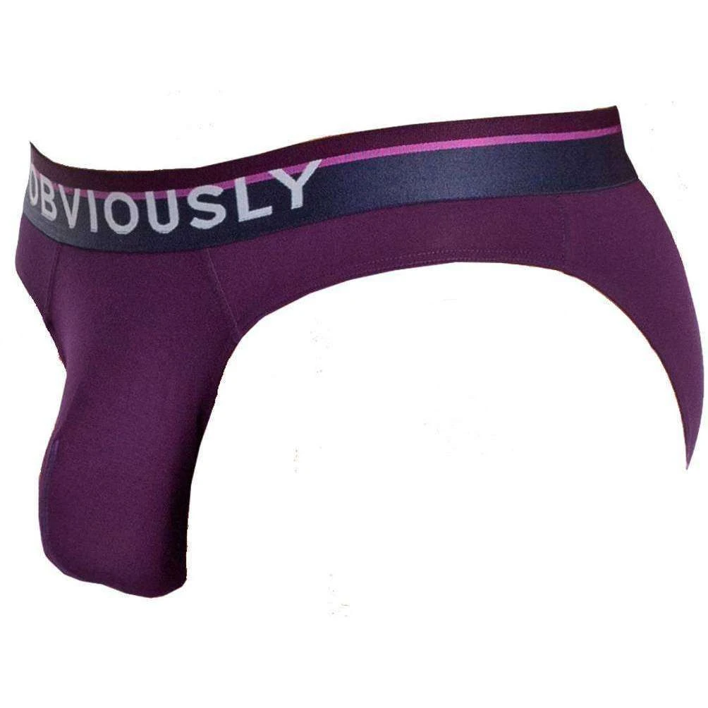 Obviously PrimeMan AnatoMAX Hipster Brief - Purple 5 Obviously PrimeMan AnatoMAX Hipster Brief - Purple - Image 3