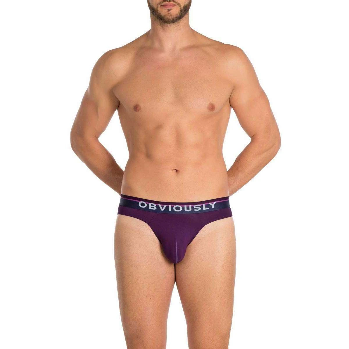 Obviously PrimeMan AnatoMAX Hipster Brief - Purple 6 Obviously PrimeMan AnatoMAX Hipster Brief - Purple - Image 4