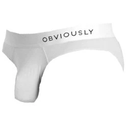 Obviously PrimeMan AnatoMAX Hipster Brief - White -Bown Of London shop obviously primeman anatomax hipster brief white 31036997