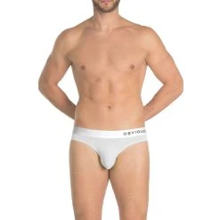 Obviously PrimeMan AnatoMAX Hipster Brief - White -Bown Of London shop obviously primeman anatomax hipster brief white 31036998