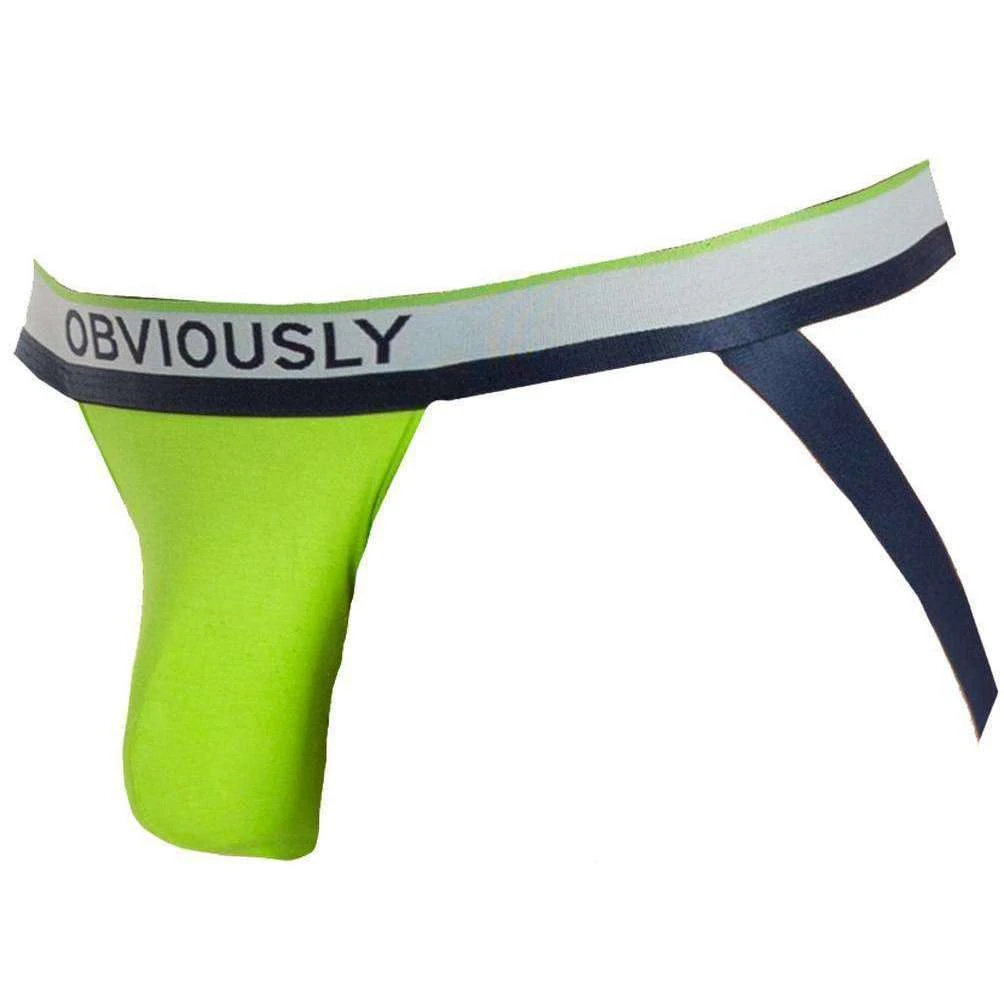 Obviously PrimeMan AnatoMAX Jockstrap - Lime Green Obviously PrimeMan AnatoMAX Jockstrap - Lime Green -Bown Of London shop obviously primeman anatomax jockstrap lime green 31037010