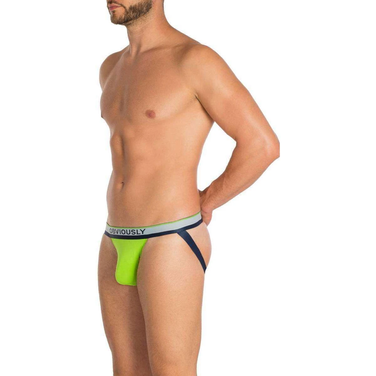Obviously PrimeMan AnatoMAX Jockstrap - Lime Green Obviously PrimeMan AnatoMAX Jockstrap - Lime Green -Bown Of London shop obviously primeman anatomax jockstrap lime green 31037012