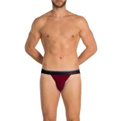 Obviously PrimeMan AnatoMAX Jockstrap - Maroon Burgundy -Bown Of London shop obviously primeman anatomax jockstrap maroon burgundy 31037015