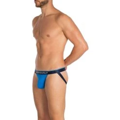 Obviously PrimeMan AnatoMAX Jockstrap - Maui Blue -Bown Of London shop obviously primeman anatomax jockstrap maui blue 31037020