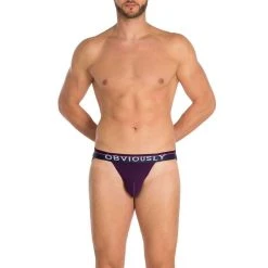 Obviously PrimeMan AnatoMAX Jockstrap - Purple -Bown Of London shop obviously primeman anatomax jockstrap purple 31037035