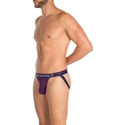 Obviously PrimeMan AnatoMAX Jockstrap - Purple -Bown Of London shop obviously primeman anatomax jockstrap purple 31037036