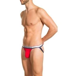 Obviously Primeman AnatoMAX Jockstrap - Red -Bown Of London shop obviously primeman anatomax jockstrap red 31037040