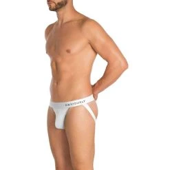 Obviously PrimeMan AnatoMAX Jockstrap - White -Bown Of London shop obviously primeman anatomax jockstrap white 31037048