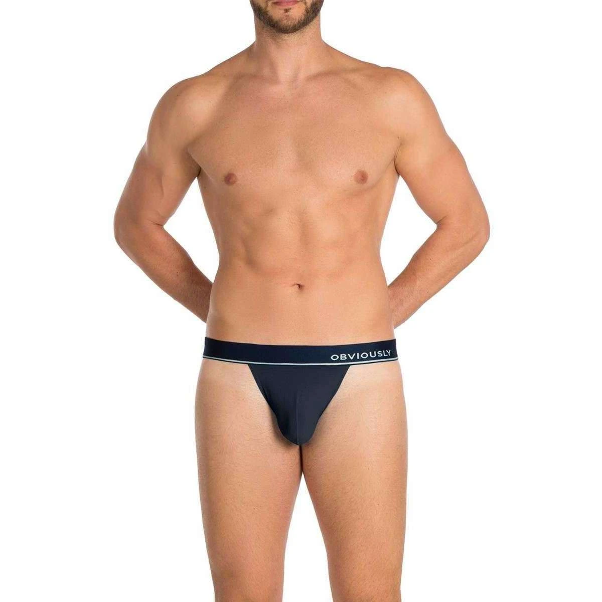 Obviously PrimeMan AnatoMAX Thong - Midnight Navy 5 Obviously PrimeMan AnatoMAX Thong - Midnight Navy - Image 3