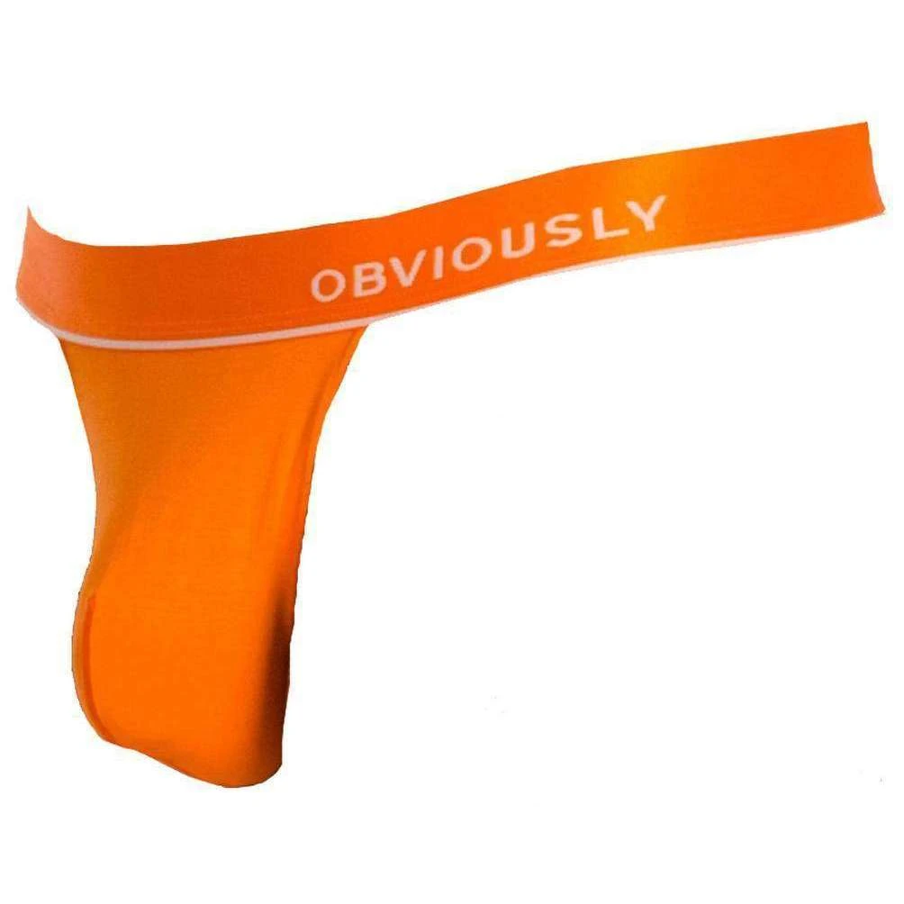 Obviously PrimeMan AnatoMAX Thong - Orange 4 Obviously PrimeMan AnatoMAX Thong - Orange - Image 2