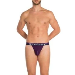 Obviously PrimeMan AnatoMAX Thong - Purple -Bown Of London shop obviously primeman anatomax thong purple 31037095