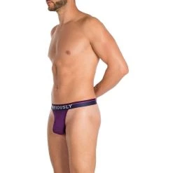 Obviously PrimeMan AnatoMAX Thong - Purple -Bown Of London shop obviously primeman anatomax thong purple 31037096