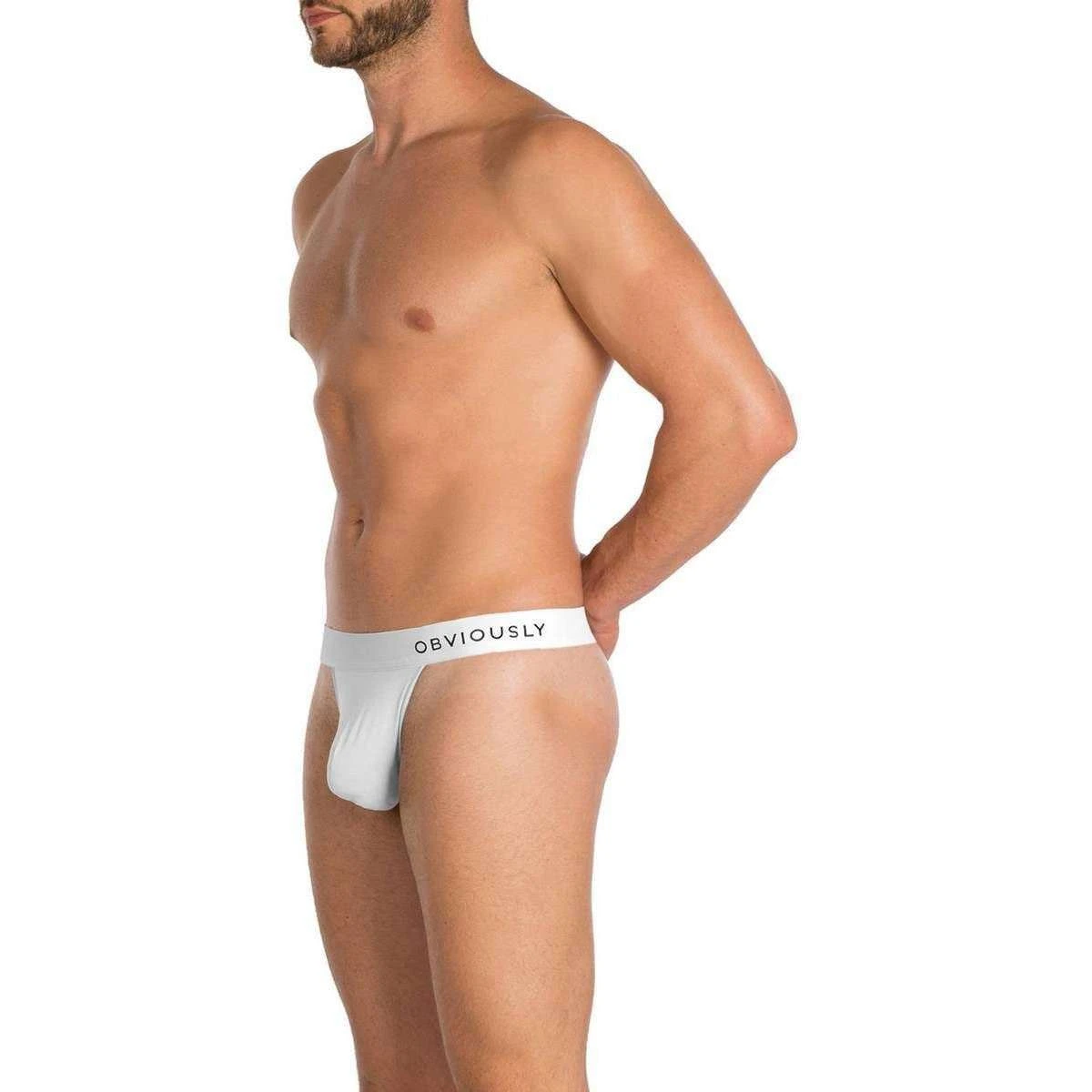 Obviously PrimeMan AnatoMAX Thong - White 6 Obviously PrimeMan AnatoMAX Thong - White - Image 4