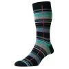 Pantherella Carway Multi Check Sea Island Cotton Socks - Navy -Bown Of London shop pantherella carway multi check sea island cotton socks navy 32349387