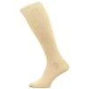 Pantherella Danvers Rib Over The Calf Cotton Lisle Socks - Ligh Khaki -Bown Of London shop pantherella danvers rib over the calf cotton lisle socks ligh khaki 31037590