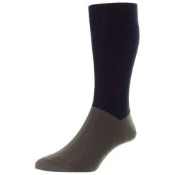 Pantherella Edale Merino Wool Socks - Navy